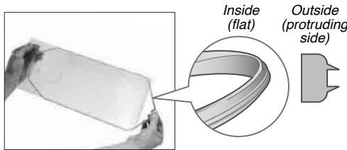 PANASONIC HLS-X485B - Removing the rubber seal - 1