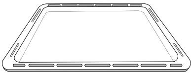 PANASONIC HLS-X485B - Enamel shelf - 1