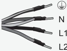 PANASONIC KYB615AB - ■ Three-phase connection (380-415 V 2N\~ 50 Hz) - 1