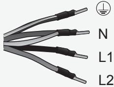 PANASONIC KYB615AB - ■ Branchement triphasé (380-415 V 2N\~ 50 Hz) - 1