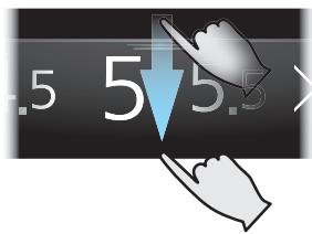 PANASONIC KYT935XLEPG - Select the cooking zone by touching a square mark (■) or dragging. - 3