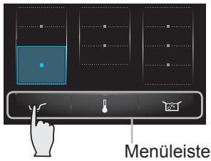 PANASONIC KYT935XLEPG - Wählen Sie die Kochzone, indem Sie eine Quadratmarkierung (■) berühren oder ziehen. - 1