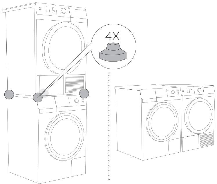 PANASONIC NHP8ER1 - POSITIONNEMENT DE L'APPAREIL - 1