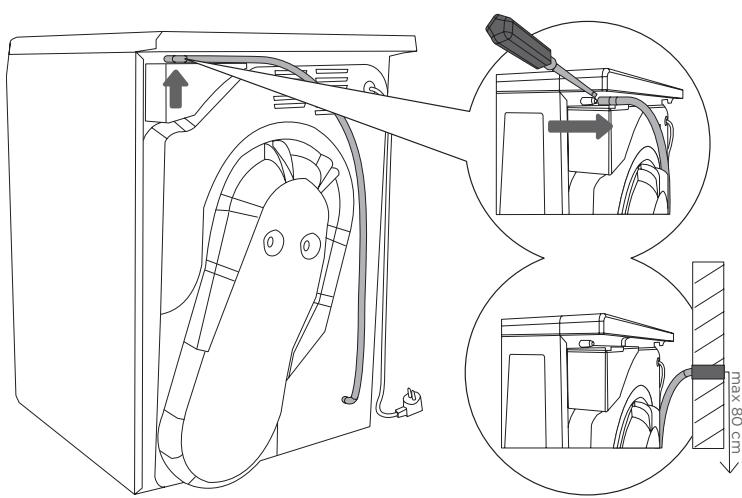 PANASONIC NHP8ER1 - ÉVACUATION DE L'EAU DE CONDENSATION - 1