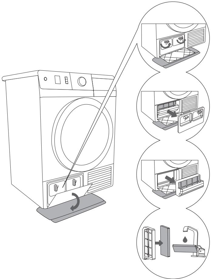 PANASONIC NHP8ER1 - NETTOYAGE DU FILTRE DE LA POMPE À CHALEUR - 1