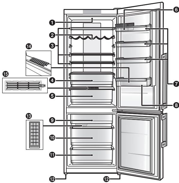 PANASONIC NR-BN34EX1 - Diepvriesvak - 2
