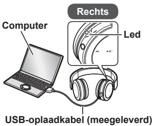 PANASONIC RPBTD5E - Sluit dit toestel met de USB-oplaadkabel op een computer aan - 1