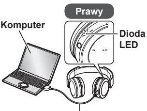 PANASONIC RPBTD5E - Podłącz niniejsze słuchawki do komputera przy użyciu przewodu ładującego USB - 1