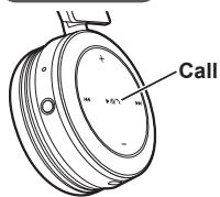 PANASONIC RPBTD5E - Press Call ↘ on the unit and answer the call - 1