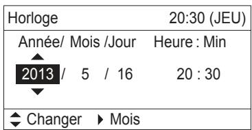 PANASONIC S125MW1E5 - Réglez la date et l'heure. - 2