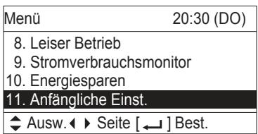 PANASONIC S125MW1E5 - Wählen Sie das einzustellende Element. - 3