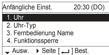 PANASONIC S125MW1E5 - Wählen Sie das einzustellende Element. - 4