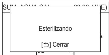SUM AQUA CA 20.00 (UE) Esterilizando [→] Cerrar