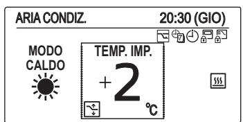 PANASONIC S125MW1E5 - - Temperatura impostata - 1