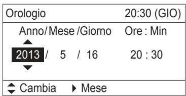 PANASONIC S125MW1E5 - Impostare la data e l'ora. - 2