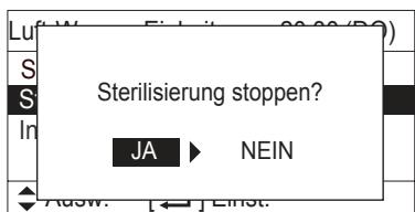 PANASONIC S80MW1E5 - Sterilisierung stoppen - 1