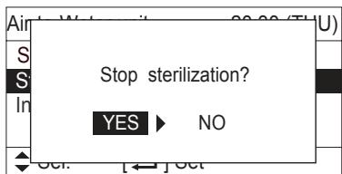 PANASONIC S80MW1E5 - ■ Stop sterilization (Спунане на сөрллзүй) - 1