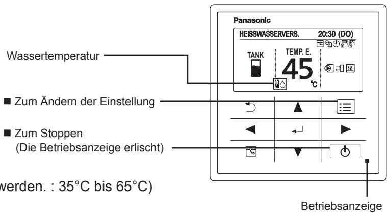 PANASONIC S80MW1E5 - Starten Sie den Betrieb - 1