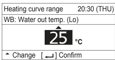 PANASONIC S80MW1E5 - Heating curve range (Intervalo da curva de aquecimento) - 4