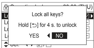 PANASONIC S80MW1E5 - Select the type of lock and set to - 14