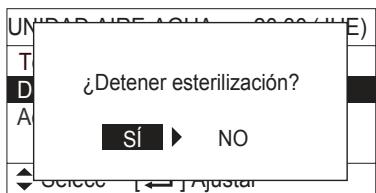 PANASONIC S80MW1E5 - Detener la esterilización - 1