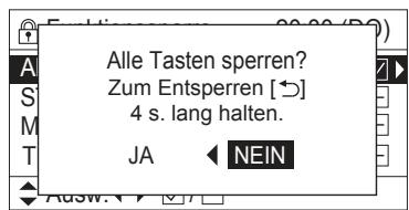 PANASONIC S80MW1E5 - Nur bei [Alle Tasten sperren] Wahlen Sie [JA]. - 4