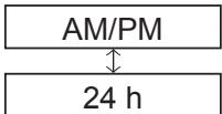 PANASONIC S80MW1E5 - Wahlen Sie das Zeitanzeigeformat. - 8