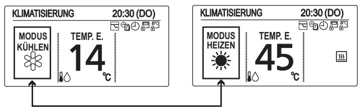 PANASONIC S80MW1E5 - Eingestellte Temperatur - 1