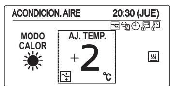 PANASONIC S80MW1E5 - - Ajuste la temperatura - 2
