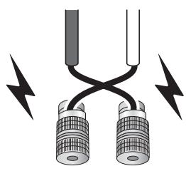 PANASONIC SB-R1-E - Connecting the speaker cables - 3