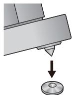PANASONIC SB-R1-E - ■ Fixation des pointes - 2