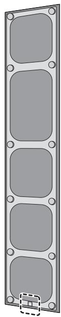 PANASONIC SB-R1-E - Fissaggio delle griglie dei diffusori - 2
