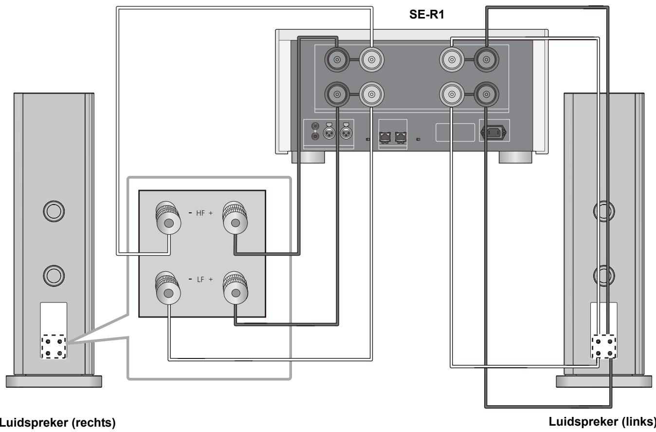 PANASONIC SB-R1-E - ■ Verbinding met twee draden - 1