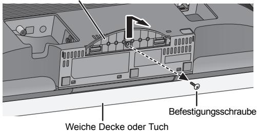 Weiche Decke oder Tuch Befestigungsschraube