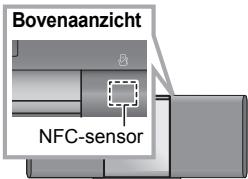Bovenaanzicht NFC-sensor