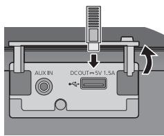 AUX IN DCOUT=5V 1.5A