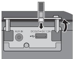 AUX IN DCOUT-5V 1.5A
