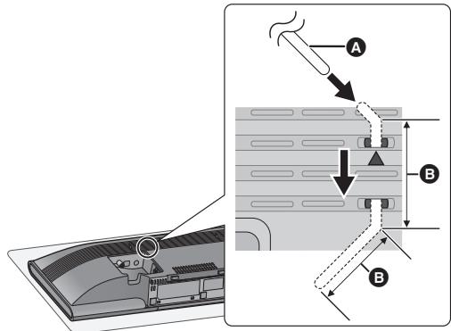 PANASONIC SC-ALL5CDEG - Bevestig het (niet bijgeleverde) valpreventiekoord op dit toestel. - 1