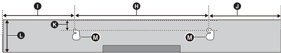 PANASONIC SC-HTB485EG - Inserire una vite all'interno del muro. - 2