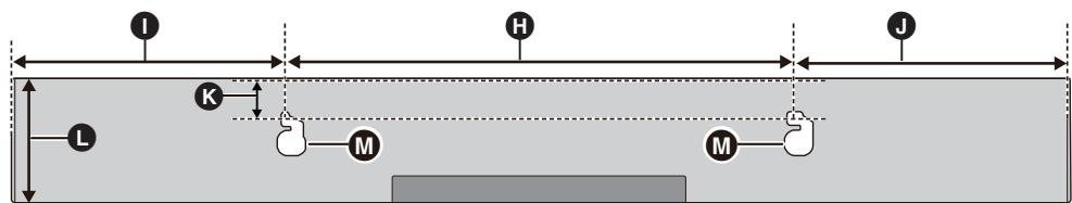 PANASONIC SC-HTB485EG - Draai een schroef in de muur. - 2