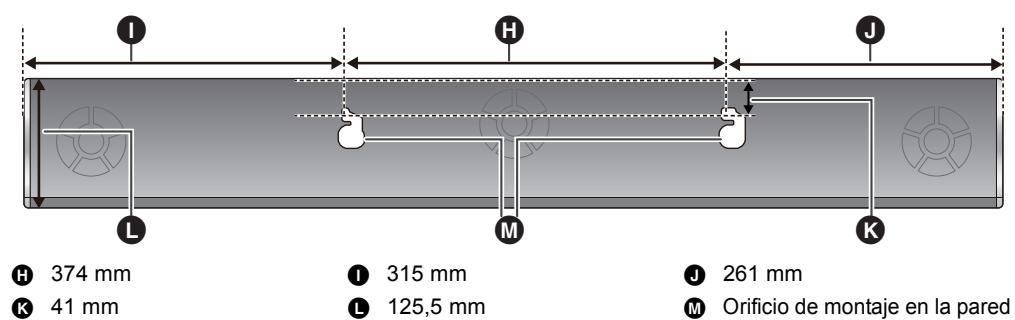 PANASONIC SC-HTB690EG - Clave un tornillo en la pared. - 2