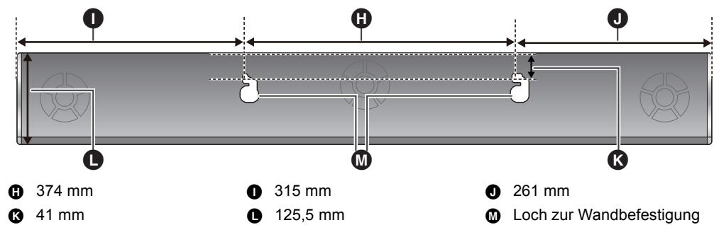 PANASONIC SC-HTB690EG - Schrauben Sie eine Schraube in die Wand. - 2