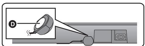 PANASONIC SC-HTB690EG - Ubique el emisor de rayos infrarrojos enrente del sensor de senales del mando a distancia del TV. - 2