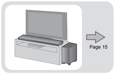 PANASONIC SC-HTB690EG - Lorsque you placez l'appareil principal dans un meuble ou sur une table - 1