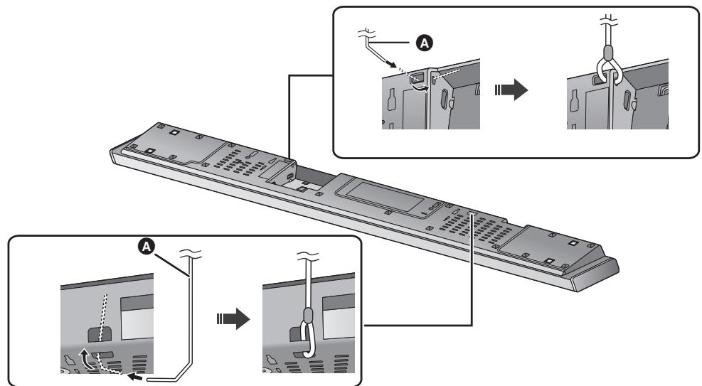 PANASONIC SC-HTB690EG - Sujete el cable a la unidad principal. - 1