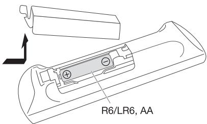 PANASONIC SC-MAX-4000 - Preparing the remote control - 1