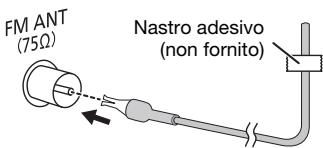 PANASONIC SC-MAX4000E - Collegare l'antenna FM interna. - 1