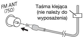 PANASONIC SC-MAX4000E - Podłącz antenę wewnętrzna FM. - 1