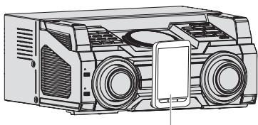 PANASONIC SC-MAX4000E - Dotknij i przytrzymaj urządzenie w obszarze dotykowym NFC na urządzeniu głównym [icon]. - 1