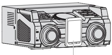 PANASONIC SC-MAX4000E - Touch and hold the device on the NFC touch area of the main unit [∅]. - 1